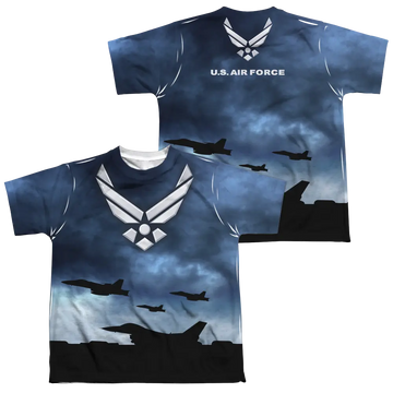 Air Force Take Off - Youth All-Over Print T-Shirt (Ages 8-12) U.S. Air Force