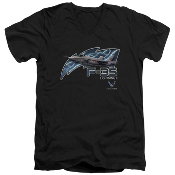 U.S. Air Force F35 - Men's V-Neck T-Shirt Men's V-Neck T-Shirt U.S. Air Force   