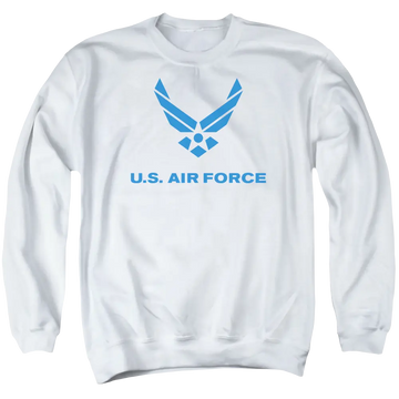 Air Force Distressed Logo - Men's Crewneck Sweatshirt U.S. Air Force