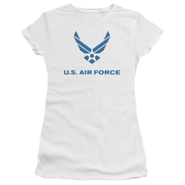 Air Force Distressed Logo - Juniors T-Shirt U.S. Air Force