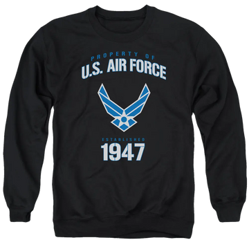 Air Force Property Of - Men's Crewneck Sweatshirt U.S. Air Force