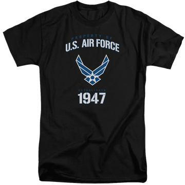 Air Force Property Of - Men's Tall Fit T-Shirt U.S. Air Force