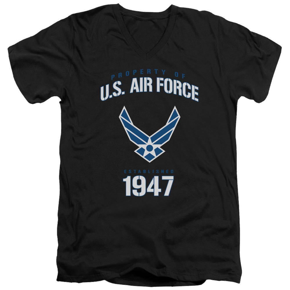 Air Force Property Of - Men's V-Neck T-Shirt Men's V-Neck T-Shirt U.S. Air Force   