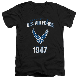 Air Force Property Of - Men's V-Neck T-Shirt Men's V-Neck T-Shirt U.S. Air Force   