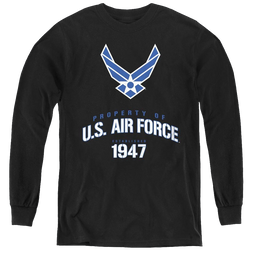 U.S. Air Force Property Of - Youth Long Sleeve T-Shirt Youth Long Sleeve T-Shirt U.S. Air Force   