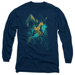 Aquaman Movie Make A Splash - Men's Long Sleeve T-Shirt Men's Long Sleeve T-Shirt Aquaman   