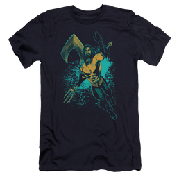 Aquaman Movie Make A Splash - Men's Premium Slim Fit T-Shirt Men's Premium Slim Fit T-Shirt Aquaman   