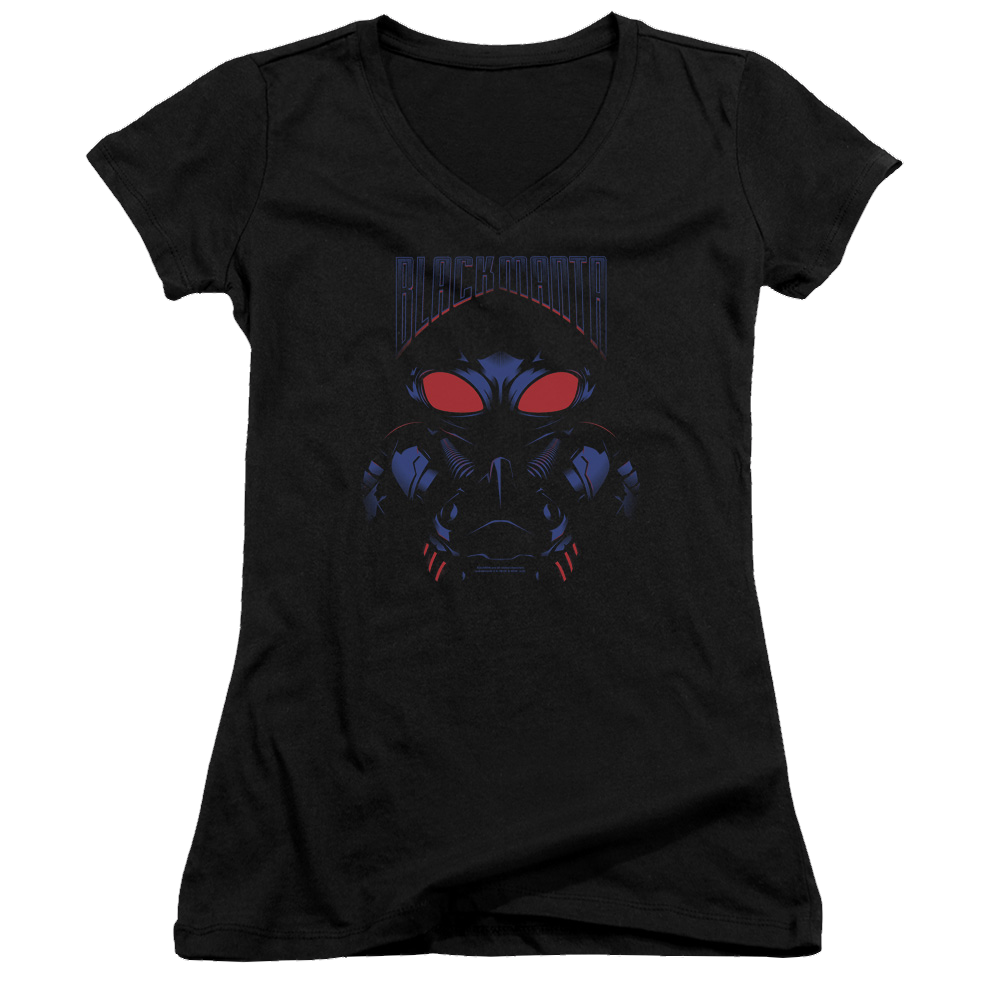 Aquaman Movie Black Manta - Juniors V-Neck T-Shirt Juniors V-Neck T-Shirt Aquaman   