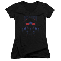 Aquaman Movie Black Manta - Juniors V-Neck T-Shirt Juniors V-Neck T-Shirt Aquaman   
