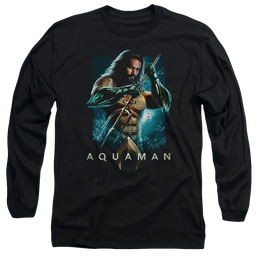 Aquaman Movie Trident - Men's Long Sleeve T-Shirt Men's Long Sleeve T-Shirt Aquaman   