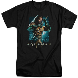 Aquaman Movie Trident - Men's Tall Fit T-Shirt Men's Tall Fit T-Shirt Aquaman   