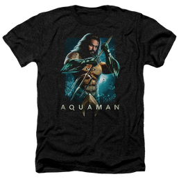 Aquaman Movie Trident - Men's Heather T-Shirt Men's Heather T-Shirt Aquaman   