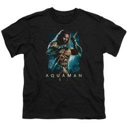 Aquaman Movie Trident - Youth T-Shirt Youth T-Shirt (Ages 8-12) Aquaman   