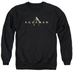 Aquaman Movie Logo - Men's Crewneck Sweatshirt Men's Crewneck Sweatshirt Aquaman   