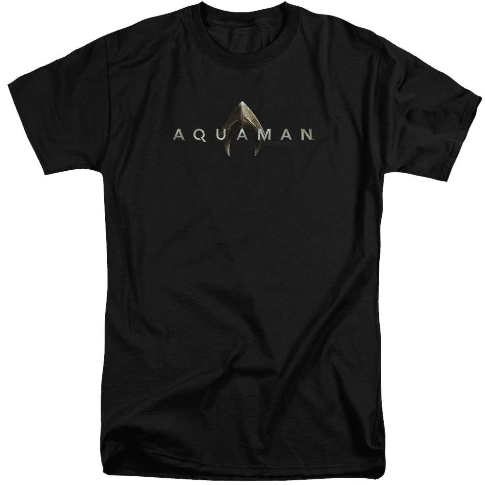 Aquaman Movie Logo - Men's Tall Fit T-Shirt Men's Tall Fit T-Shirt Aquaman   