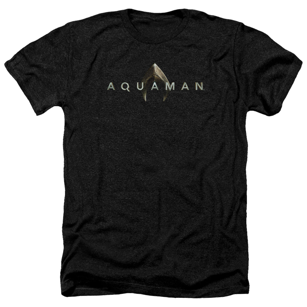 Aquaman Movie Logo - Men's Heather T-Shirt Men's Heather T-Shirt Aquaman   