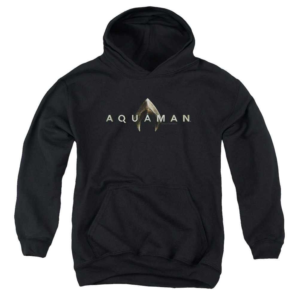 Aquaman Movie Logo - Youth Hoodie Youth Hoodie (Ages 8-12) Aquaman   