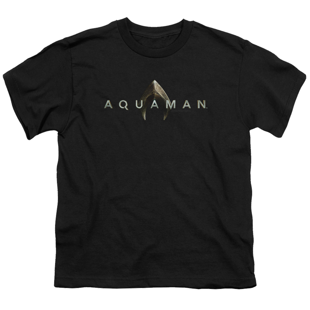 Aquaman Movie Logo - Youth T-Shirt Youth T-Shirt (Ages 8-12) Aquaman   