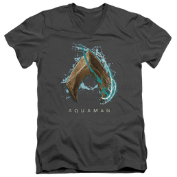 Aquaman Movie Water Shield - Men's V-Neck T-Shirt Men's V-Neck T-Shirt Aquaman   