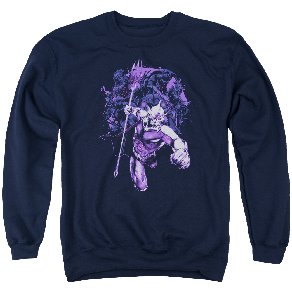 Aquaman Movie Evil Doers - Men's Crewneck Sweatshirt Men's Crewneck Sweatshirt Aquaman   