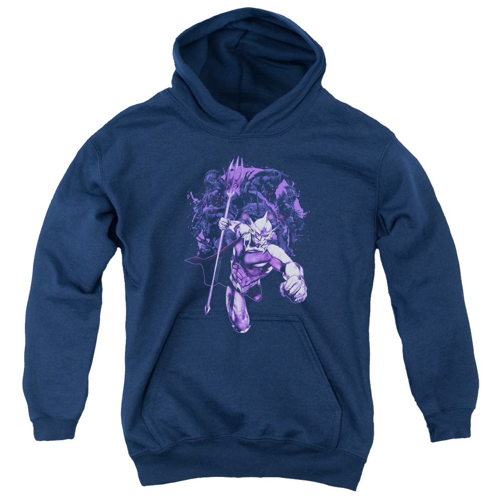 Aquaman Movie Evil Doers - Youth Hoodie Youth Hoodie (Ages 8-12) Aquaman   