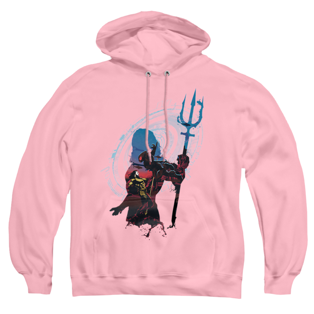 Aquaman Movie Silhouette - Pullover Hoodie Pullover Hoodie Aquaman   