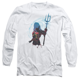Aquaman Movie Silhouette - Men's Long Sleeve T-Shirt Men's Long Sleeve T-Shirt Aquaman   