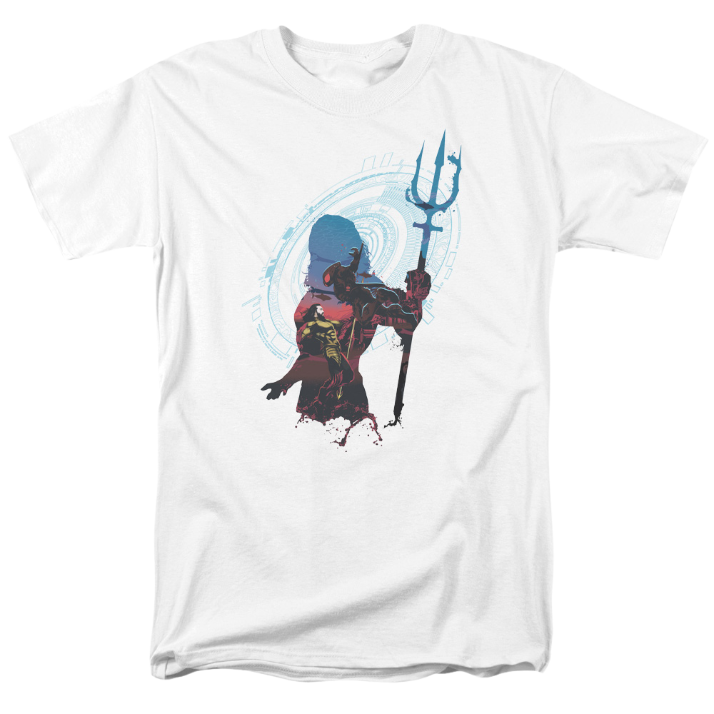 Aquaman Movie Silhouette - Men's Regular Fit T-Shirt Men's Regular Fit T-Shirt Aquaman   