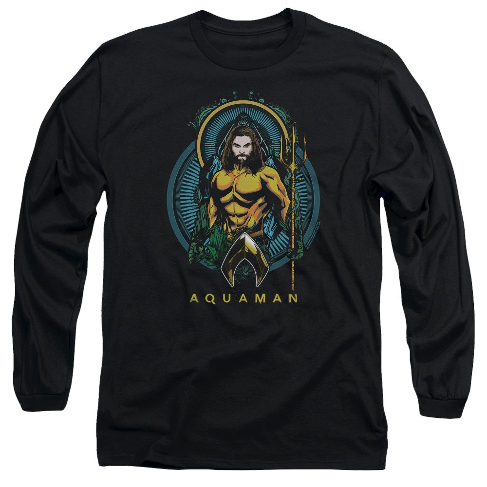 Aquaman Movie Aqua Nouveau - Men's Long Sleeve T-Shirt Men's Long Sleeve T-Shirt Aquaman   