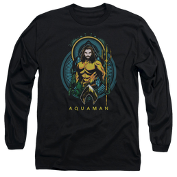 Aquaman Movie Aqua Nouveau - Men's Long Sleeve T-Shirt Men's Long Sleeve T-Shirt Aquaman   