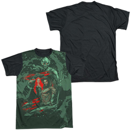 Aquaman Movie Good And Evil - Men's Black Back T-Shirt Men's Black Back T-Shirt Aquaman   