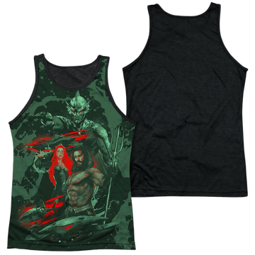 Aquaman Movie Good And Evil men's black back tank