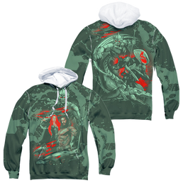Aquaman Movie Good And Evil - All-Over Print Pullover Hoodie All-Over Print Pullover Hoodie Aquaman   