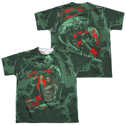 Aquaman Movie Good And Evil - Youth All-Over Print T-Shirt Youth All-Over Print T-Shirt (Ages 8-12) Aquaman   