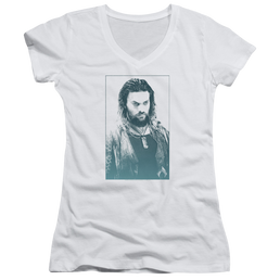 Aquaman Movie Salt Of The Sea - Juniors V-Neck T-Shirt Juniors V-Neck T-Shirt Aquaman   