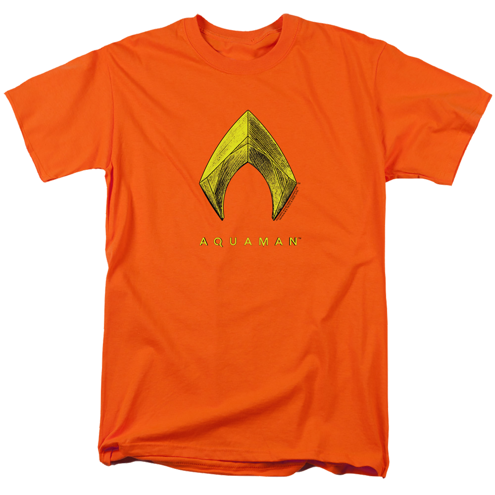 Aquaman Movie Aquaman Logo - Men's Regular Fit T-Shirt Men's Regular Fit T-Shirt Aquaman   