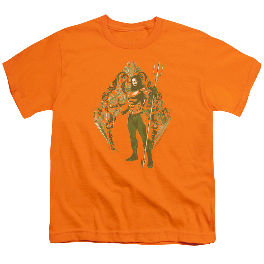 Aquaman Movie Shells - Youth T-Shirt Youth T-Shirt (Ages 8-12) Aquaman   