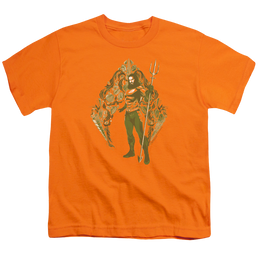 Aquaman Movie Shells - Youth T-Shirt Youth T-Shirt (Ages 8-12) Aquaman   