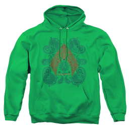 Aquaman Movie Aqua Paisley - Pullover Hoodie Pullover Hoodie Aquaman   