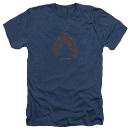 Aquaman Movie Aqua Paisley - Men's Heather T-Shirt Men's Heather T-Shirt Aquaman   