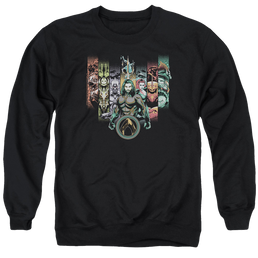 Aquaman Movie Unite The Kingdoms - Men's Crewneck Sweatshirt Men's Crewneck Sweatshirt Aquaman   