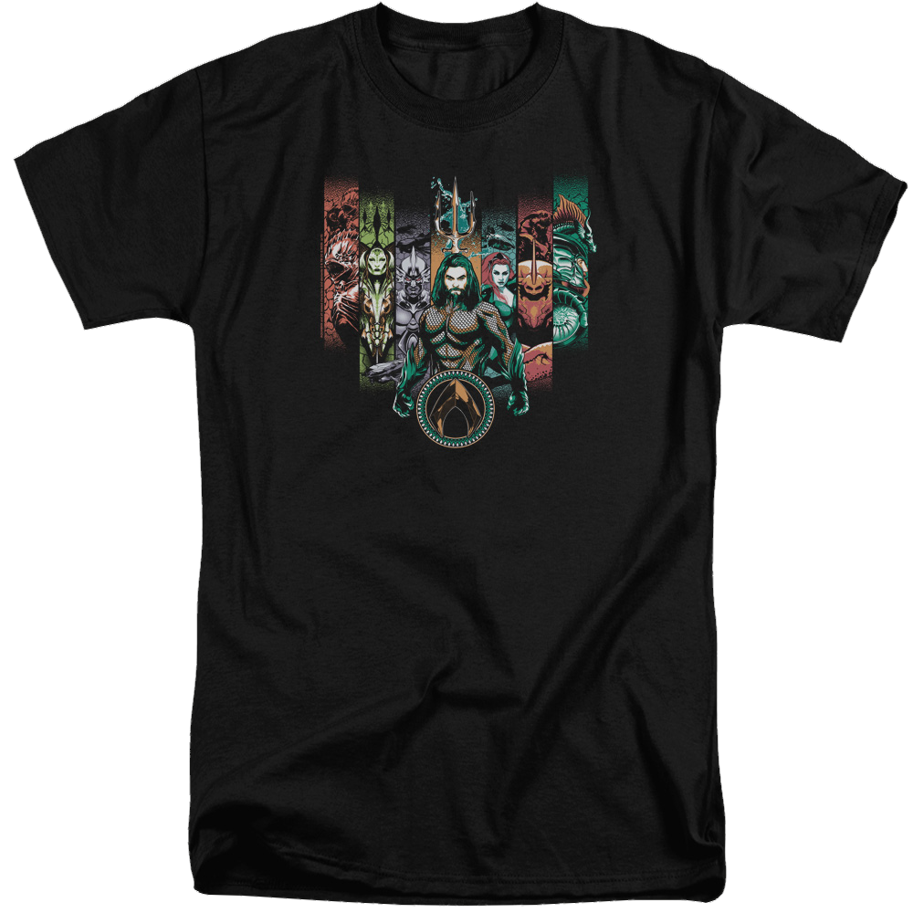 Aquaman Movie Unite The Kingdoms - Men's Tall Fit T-Shirt Men's Tall Fit T-Shirt Aquaman   