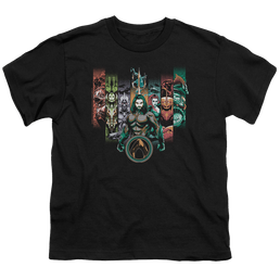 Aquaman Movie Unite The Kingdoms - Youth T-Shirt Youth T-Shirt (Ages 8-12) Aquaman   