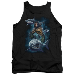 Aquaman Movie Swimming With Sharks - Men's Tank Top Men's Tank Aquaman   
