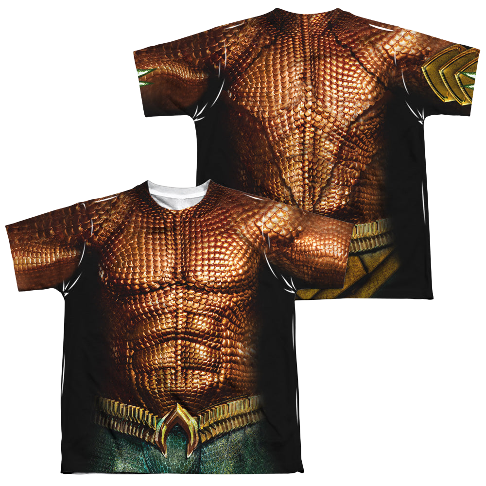 Aquaman Movie Aquaman Uniform - Youth All-Over Print T-Shirt Youth All-Over Print T-Shirt (Ages 8-12) Aquaman   
