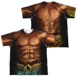 Aquaman Movie Aquaman Uniform - Youth All-Over Print T-Shirt Youth All-Over Print T-Shirt (Ages 8-12) Aquaman   