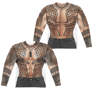 Aquaman Movie Aquaman Tattoos - Men's All-Over Print Long Sleeve Men's All-Over Print Long Sleeve Aquaman   