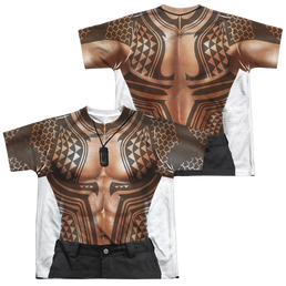 Aquaman Movie Aquaman Tattoos - Youth All-Over Print T-Shirt Youth All-Over Print T-Shirt (Ages 8-12) Aquaman   