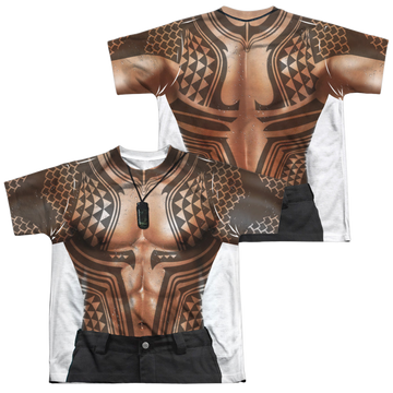 Movie Aquaman Tattoos youth all-over print t-shirt for ages 8 to 12