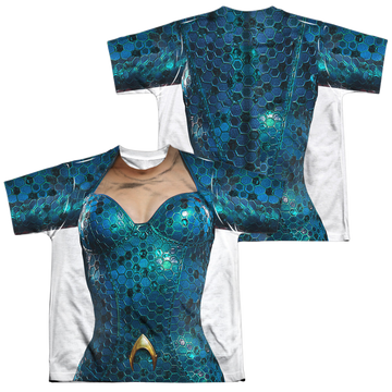 Aquaman Movie Mera Uniform youth all-over print t-shirt for ages 8 to 12